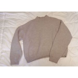 Gray soft sweater